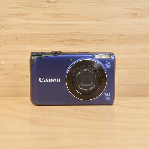 Canon PowerShot A2200 14.1MP Digital Camera / 4x Optical Zoom / Blue / Tested - Picture 3 of 8